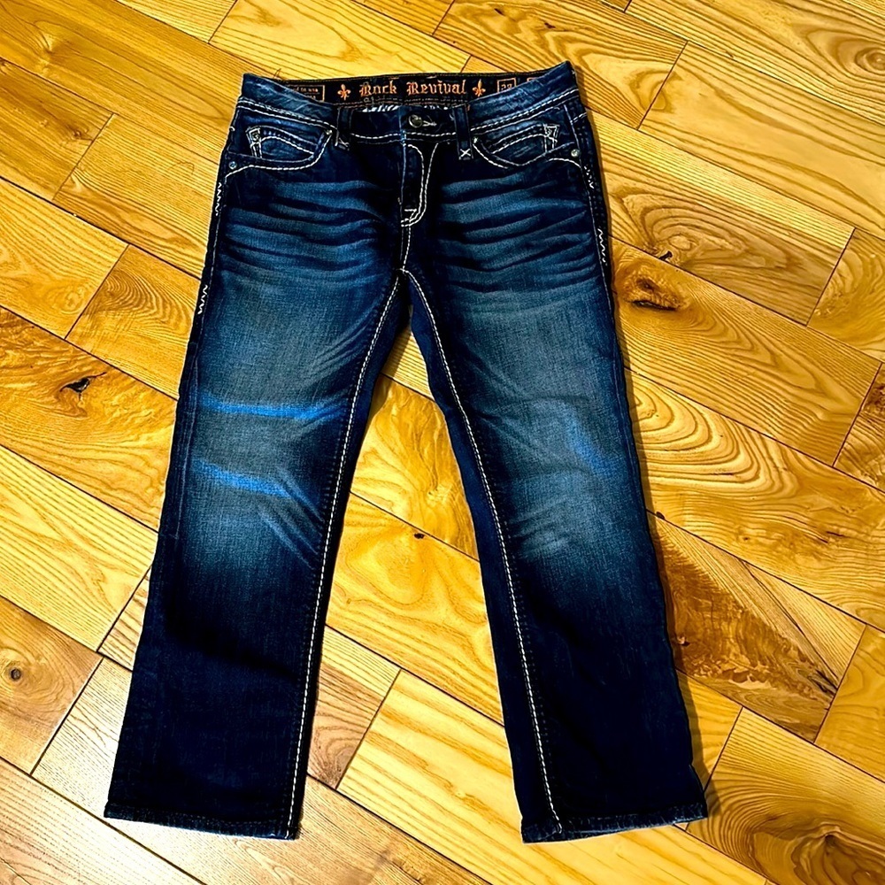 Rock Revival “Charlotte” Capris, Sz 28, Low Rise